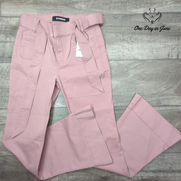 Express Pants - Express Bell Flare High Rise Pants Size 2S
